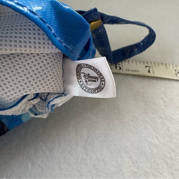 STITCH Small Pouch for Wipes Blue Disney Store Japan Scrump Snap Closure - Picture 11 of 13